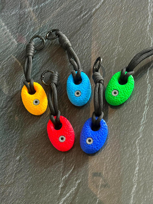 Climbing holds keychain
